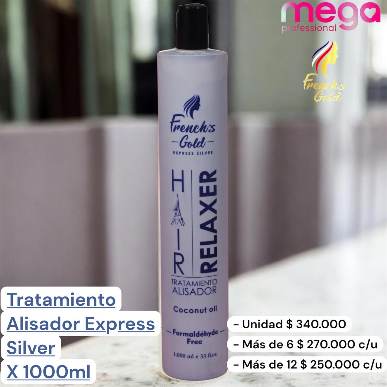 Tratamiento Alisador Express Silver x 1000 ml