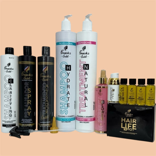 Combo Alisador Gold Completo