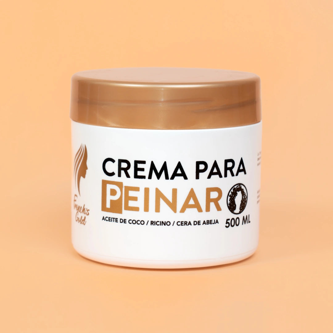 💫 Crema para Peinar Rizos French’s Gold – 500 ml