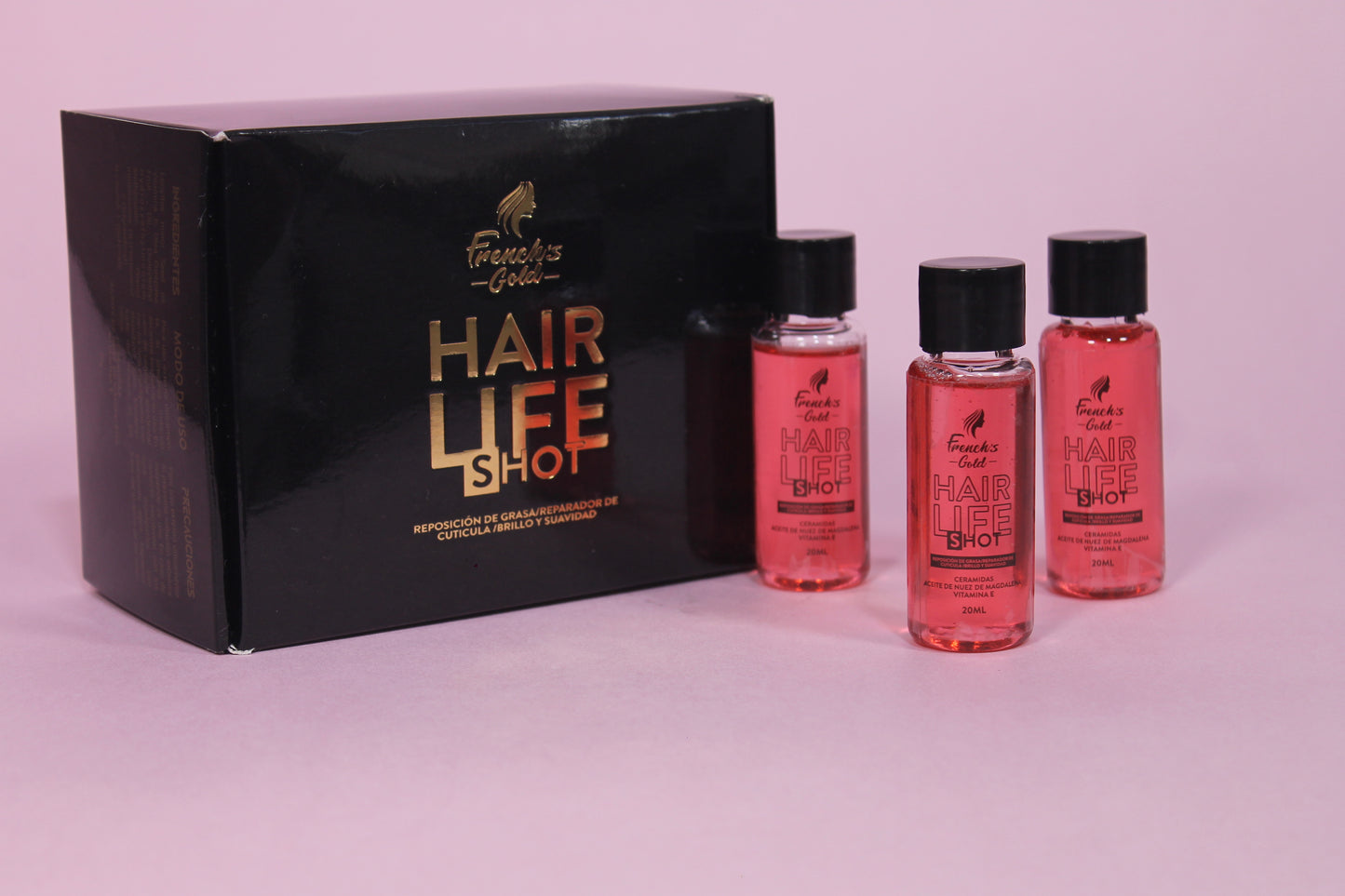 Ampollera Hair life roja x 20 ml