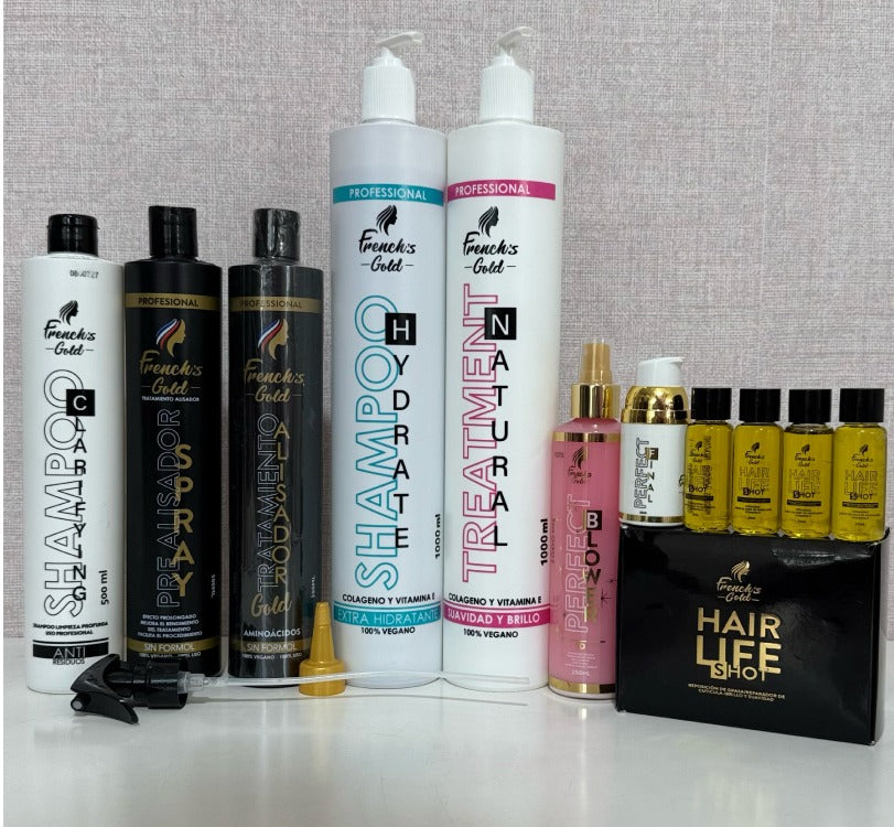 Combo Alisador Gold Completo