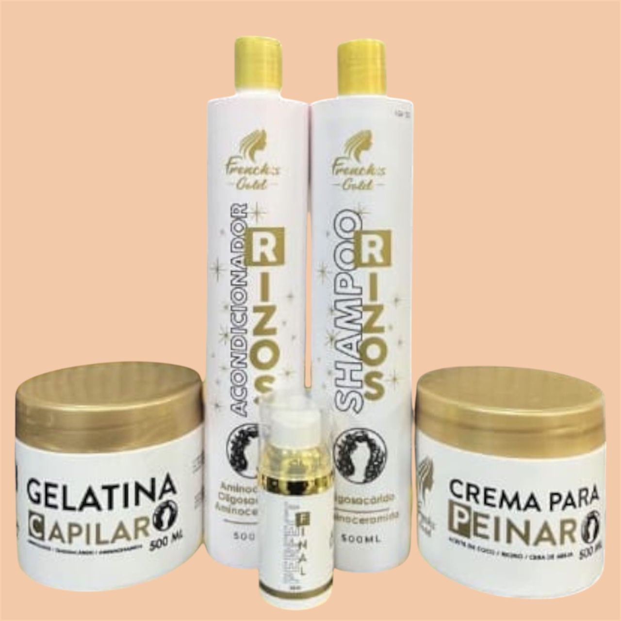 💎 KIT RIZOS PROFESIONAL FRENCH’S GOLD + PERFECT FINALIZADOR