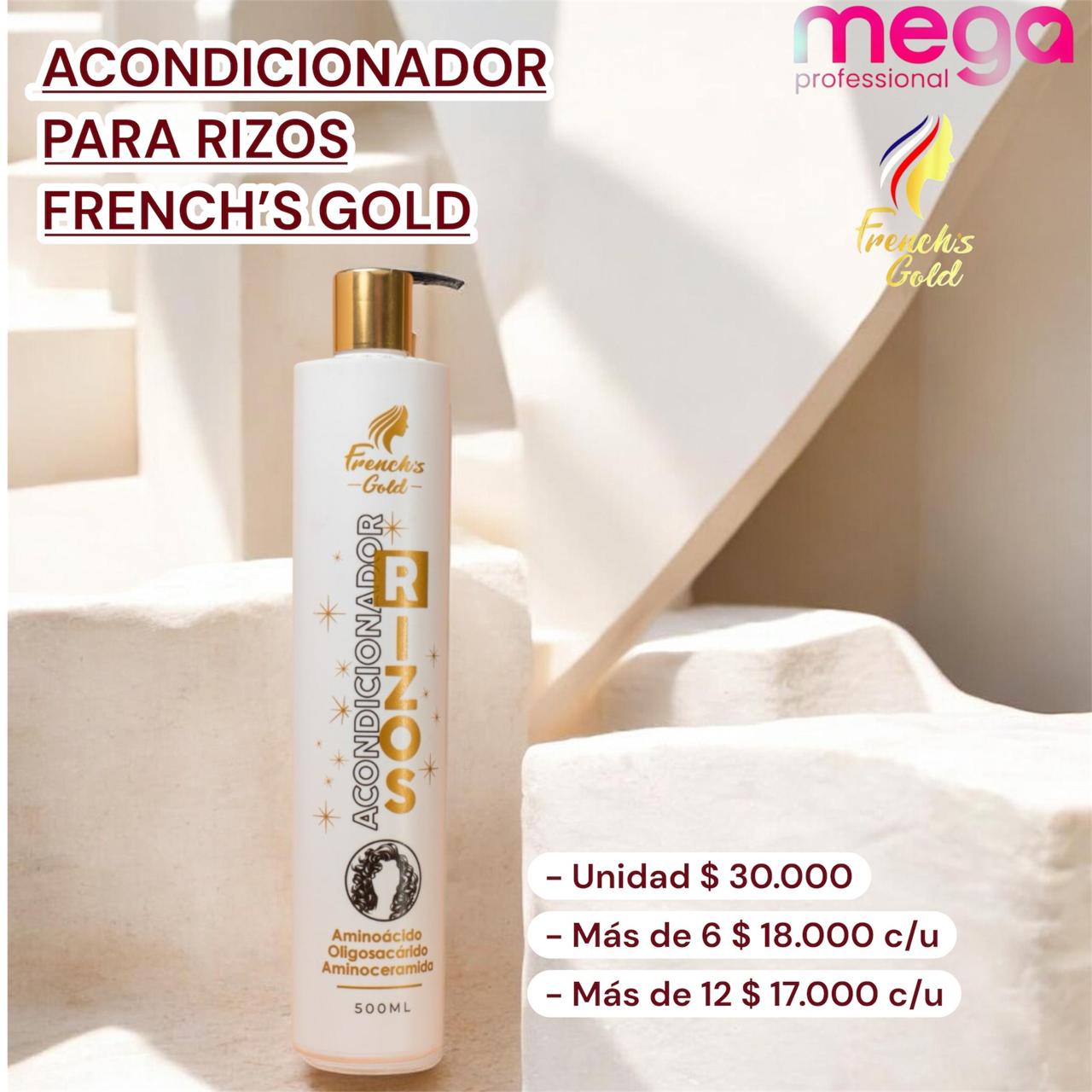 💫 Acondicionador Rizos French’s Gold – 500 ml