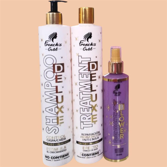 💎 Kit Post Cuidado Anti Caída & Anti Caspa – Línea Delux